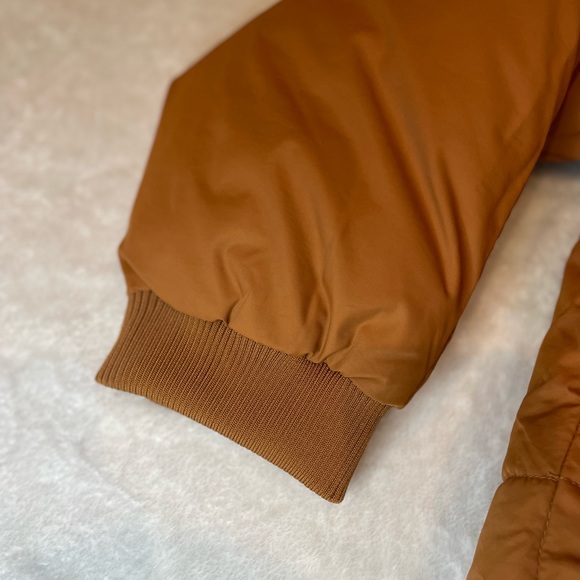 Urban Outfitters UO Izzy Hooded Ultra-cozy Puffer Jacket Color Beige - Picture 14 of 15